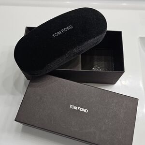 Tom Ford Black Velvet Sunglasses Case with Branded Box